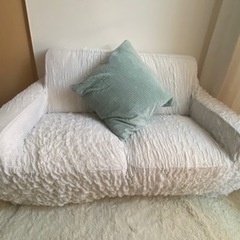 1〜2名ソファ　ベージュの画像