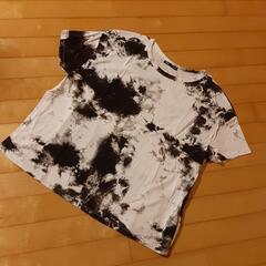 新品 ZARAモノトーンTシャツ