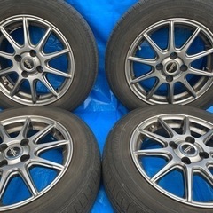 14インチ　タイヤ　アルミホイール　4本セット　【1本ガリ傷あり】165/70 R14 5.5J 