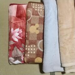 シングルサイズの毛布の画像