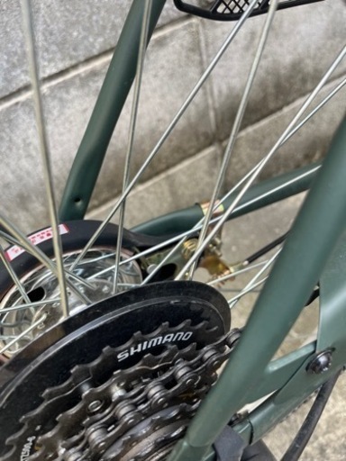 26インチ　自転車　5段変速　美車