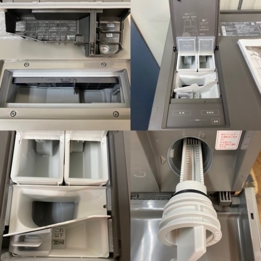 I627 ? 2020年製の美品♪ Panasonic ドラム式洗濯乾燥機 （10.0㎏・5.0㎏） ⭐ 動作確認済 ⭐ クリーニング