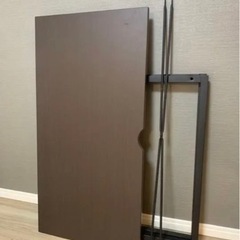 テーブル パソコンデスク PCデスク ワークデスク　ニトリ　ザッキー 95の画像