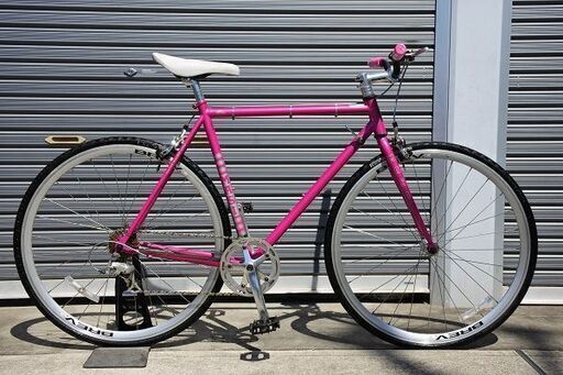 ピンクのロード！【Masi CafeRacer UNO(マジィ・カフェレーサーウノ)】クロモリ街乗りロード　SORA9ｓ　サイズ540