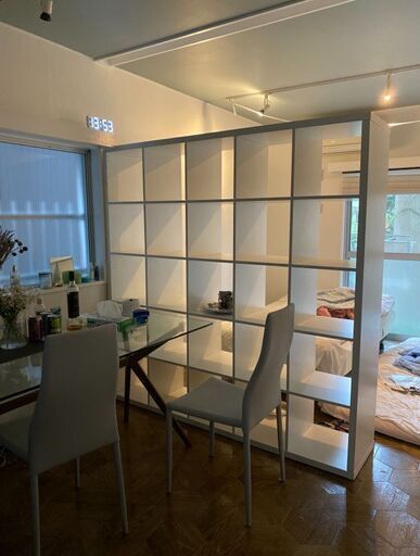 IKEA KALLAX カラックス 棚 シェルフ ホワイト182x182 cm