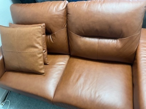 ニトリ　本革ソファ