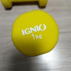 IGNIO カラーダンベル1kg