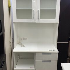 ニトリ キッチンボード ダリア80 幅80cm レンジボード 食器棚 システム