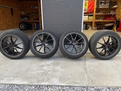 RAYSホイールタイヤセット。