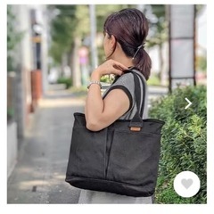 未使用品　キャンバストートバッグ　A4対応の画像