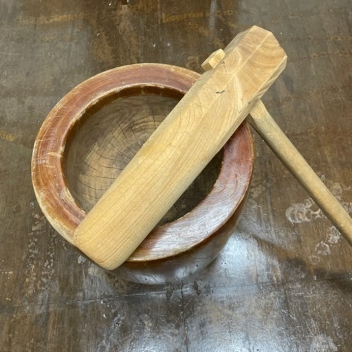 臼と杵　　決まりました