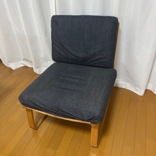 無印　リビングでもダイニングでもつかえるソファチェア