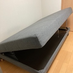 IKEA収納スペース付き洗濯機OKソファベッドの画像