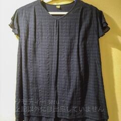 チュニックブラウス 紺 ネイビー レディース Mサイズ 綿混