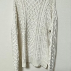 【2着セット】タートルネック セーター　グレーとホワイト2着セットの画像