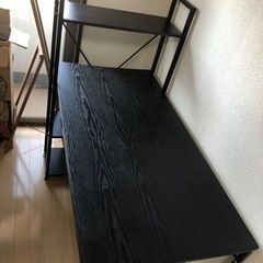 パソコンデスク デスク収納+オフィスチェアの画像