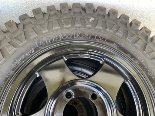バリ山！即戦力！ジムニー純正アルミ付MAXXIS creepy CrawlerLT 6.50-16LT?