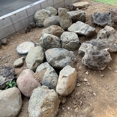 庭石　無料で差し上げます。