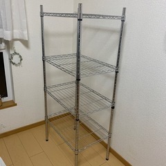 【組み立て済み】スチールラックの画像