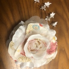 和柄ヘアアクセサリー　大ぶり