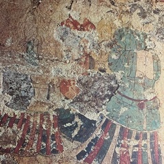 高松塚古墳の壁画の画像