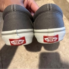 VANS スリッポン　グレーの画像