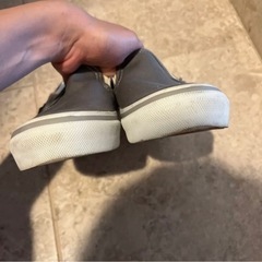 VANS スリッポン　グレーの画像