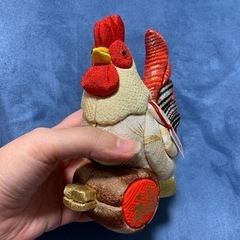 干支　ニワトリの置物の画像