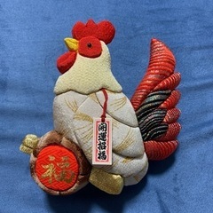 干支　ニワトリの置物