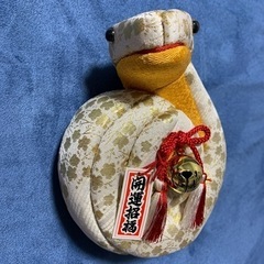 干支　ヘビの置物の画像