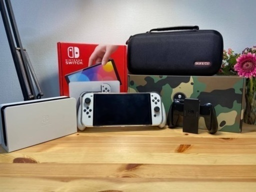 【お値下げ】Switch本体有機EL JCホワイト＋おまけ勢揃い