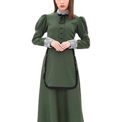 洋館メイド ハロウィン コスプレ 仮装 緑 ホーンテッドマンション