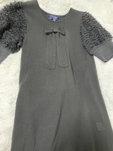 エムズグレイシー　ワンピース　黒　リボン　夏