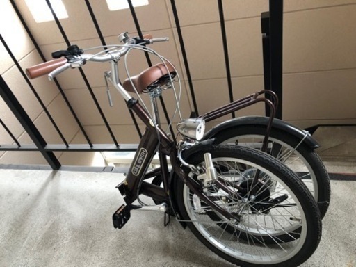 ほぼ未使用　折りたたみ自転車