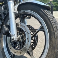 gsx250e ゴキ GSX250E 当時物ダブルディスク (みそ) 本塩釜の