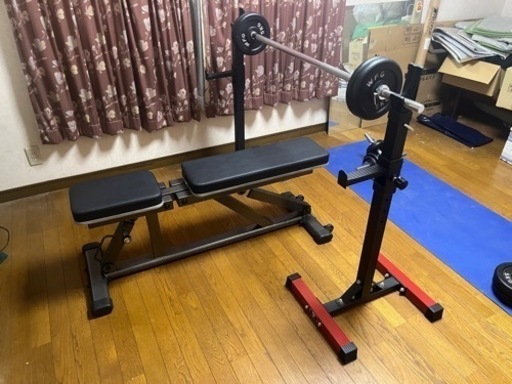 【売れました】ベンチプレスセット