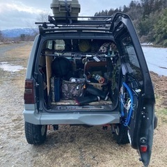 パジェロミニ　リフトアップ　5MT ターボ車の画像