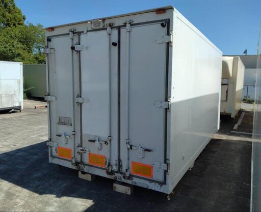 【香取市】横スライド扉付き 保冷コンテナ (No.Y-303) 長さ約450cm×幅206cm×高さ220cm (株)トラストカーゴ 香取コンテナ販売所