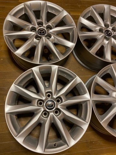 マツダ　アクセラ 純正 18インチアルミホイール　4本セット　18×7J +50