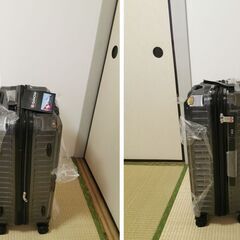 再々値下げ！未使用美品スーツケースMサイズ TSAロック搭載コーナーパッド付 スプリング付双輪キャスターの画像
