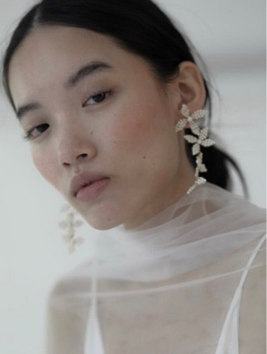 A.B.ELLIE エイビーエリー　Harlowパール ピアス　ウエディング