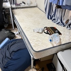 【ニトリ】シングルパイプベッド＋美品マットレス