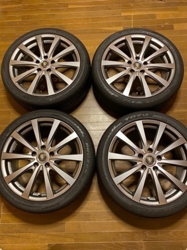 MANARAY マナレイ ユーロスピード G10  18インチアルミ　215/45R18 タイヤ付き　4本セット