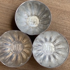 古いアルミの型×3個 JELL-O ゼリーモールドの画像