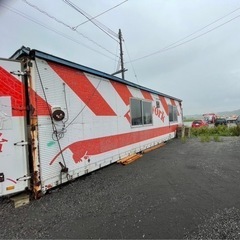 最終値下げ⭐︎ 旭川発 コンテナ 事務所 約40ft 電気 窓 ...