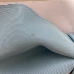 未使用  女性　浴衣用　結び帯　ポリエステル　水色×シナモンの画像