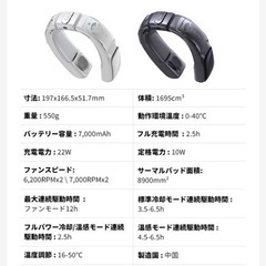 2台セットスマートネッククーラーRANVOO AICE 3の画像