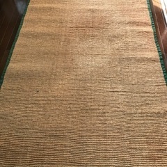 麻織敷物、バスマット、特大、風呂上りの画像
