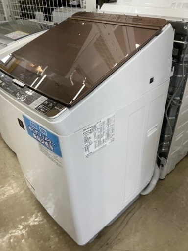 SHARP?ガラストップ?9kg洗濯機8362