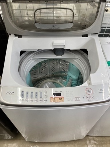 AQUA?シンクロ洗浄?10kg洗濯機6129